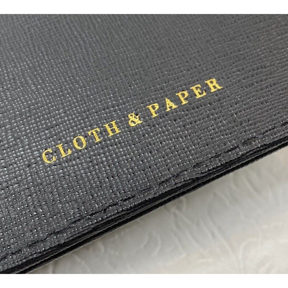 Cloth and Paper Foundations Black Leather Planner - Picture 11 of 16